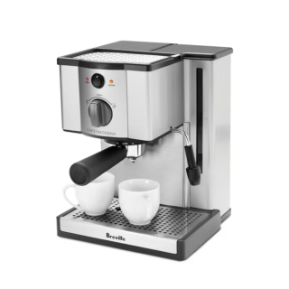 Breville Café Modena ESP6SXL Máquina de Espresso Café Leche Vapor Espuma Bandeja Caliente